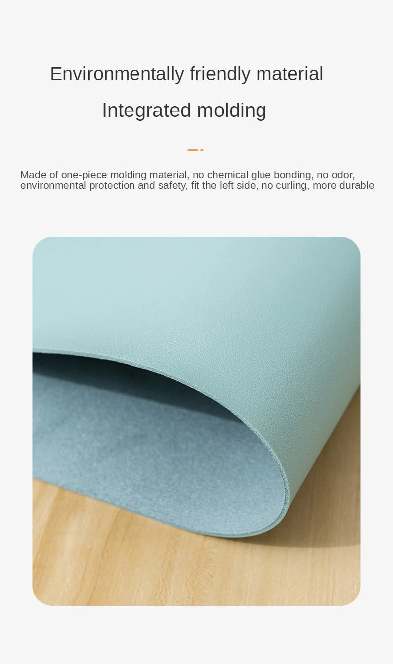 PU Leather Mouse Pad – Non-Slip, Waterproof & Easy Clean