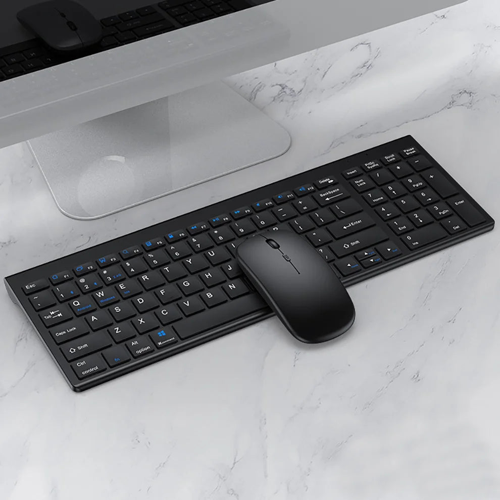 Slim Wireless Keyboard & Mouse Combo