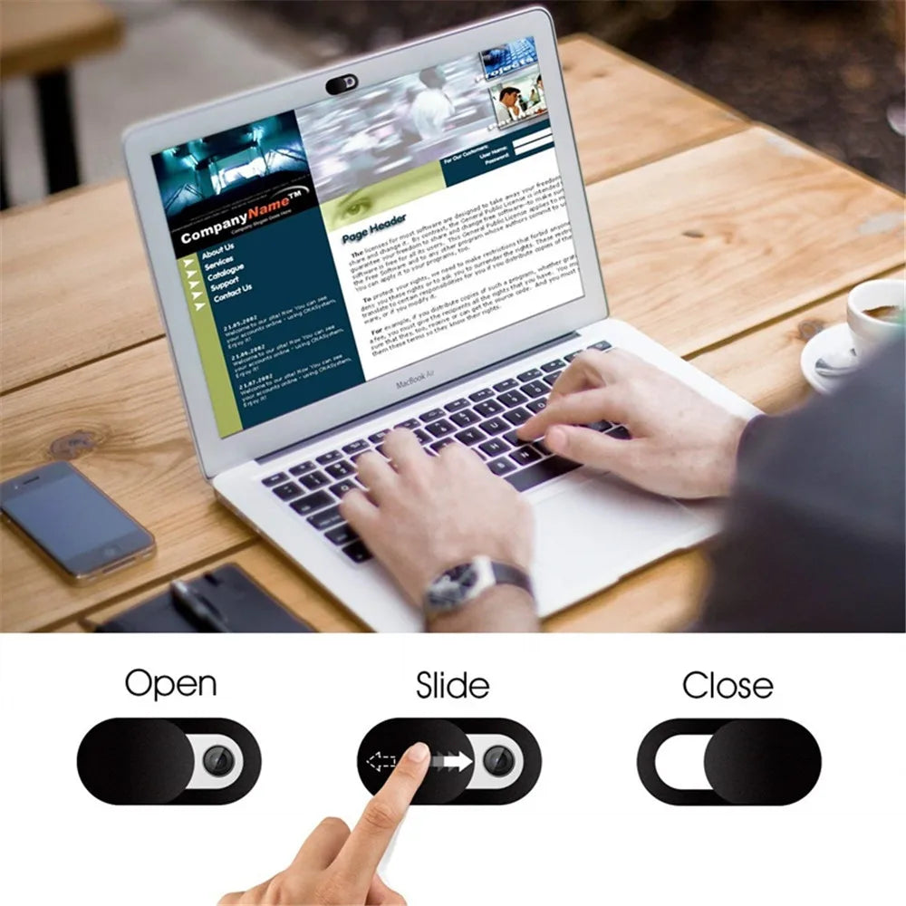 Webcam Privacy Cover Slider – Pack of 5
