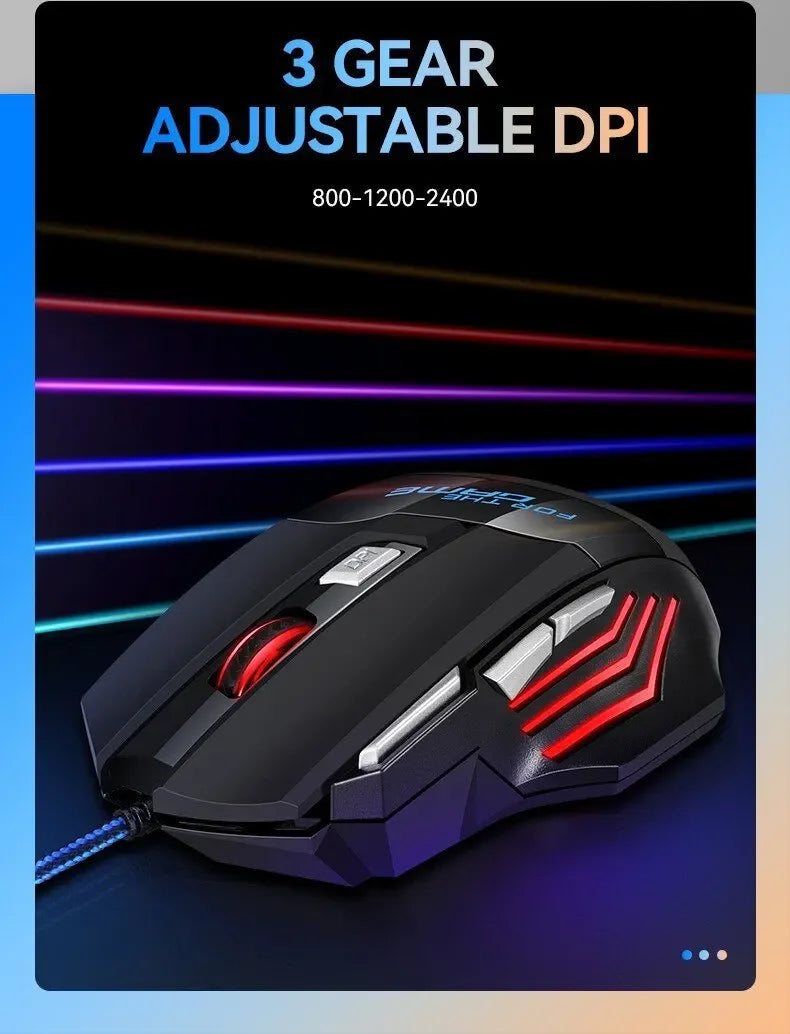 RGB Gaming Mouse – Ergonomic Wired