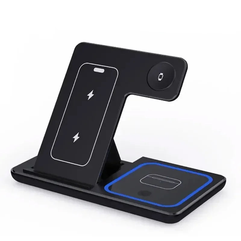 3-in-1 Wireless Charging Station – iPhone, Apple Watch & AirPods