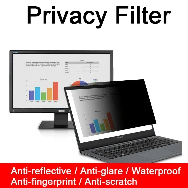 Laptop Privacy Screen Protector – Anti-Spy & Anti-Glare