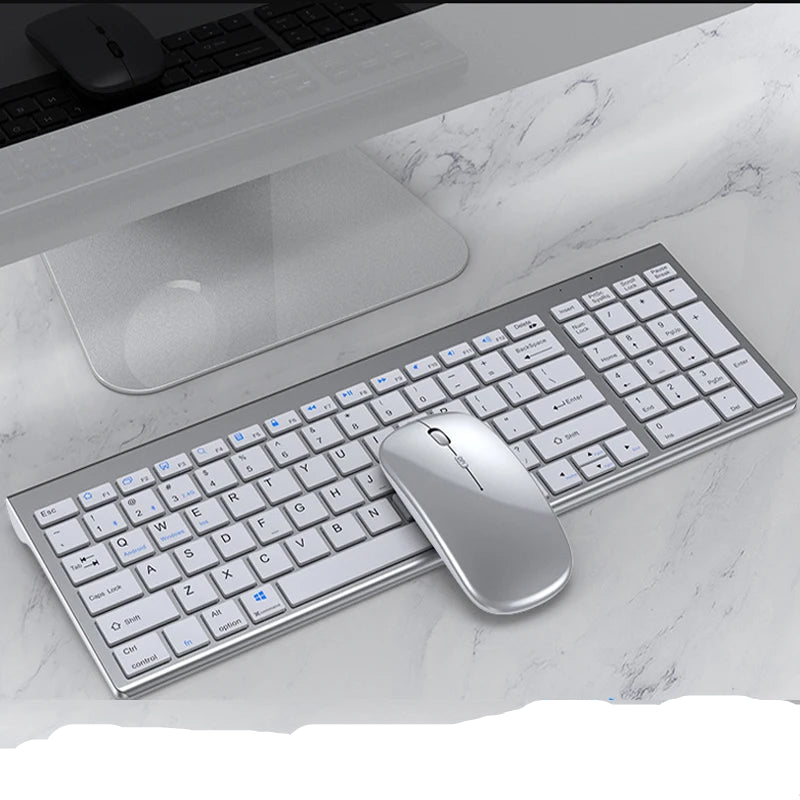 Slim Wireless Keyboard & Mouse Combo