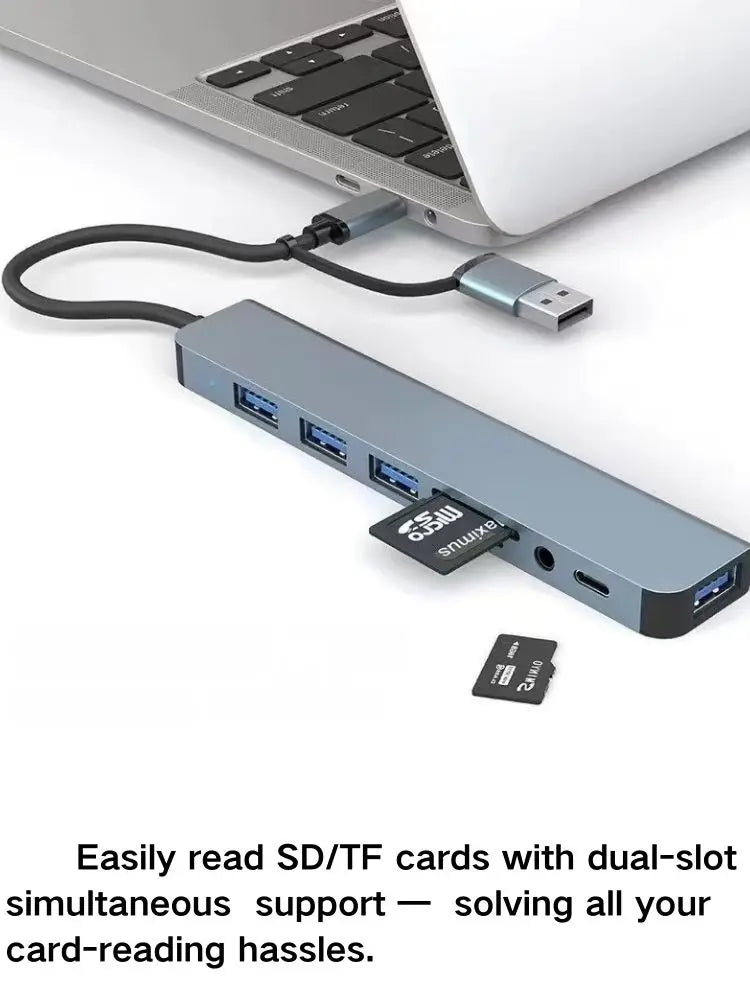 8-in-2 USB-C Hub