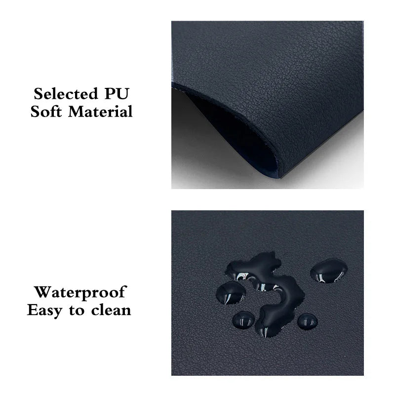 PU Leather Mouse Pad – Non-Slip, Waterproof & Easy Clean