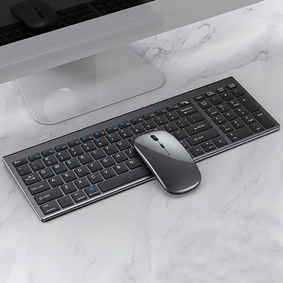 Slim Wireless Keyboard & Mouse Combo