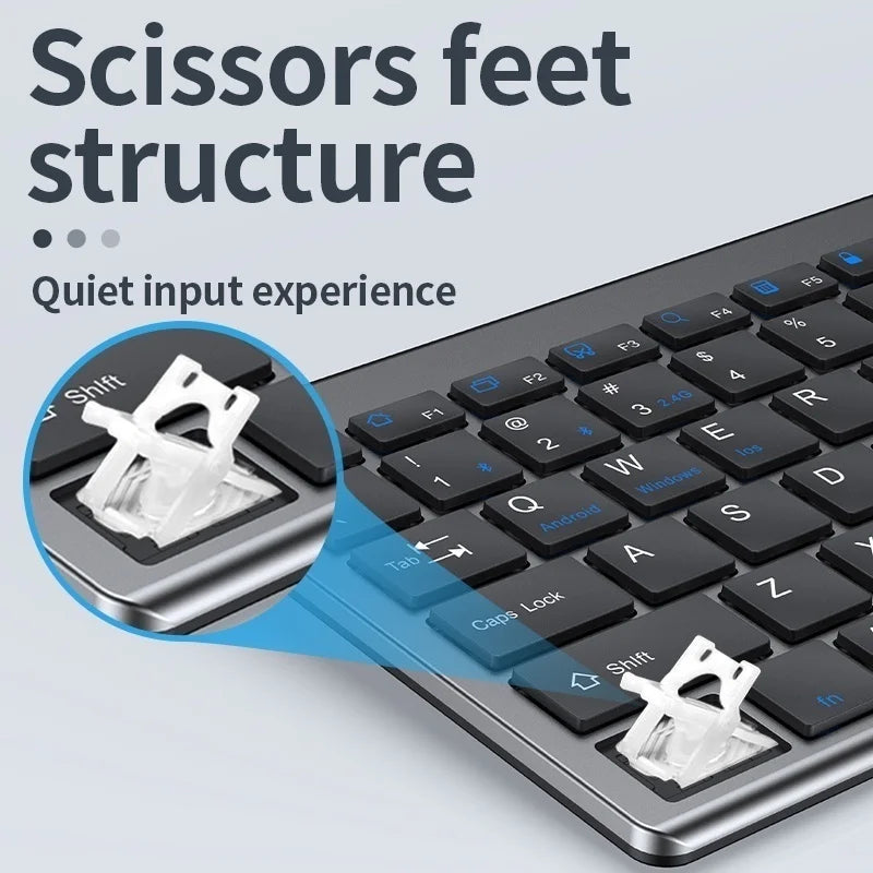 Slim Wireless Keyboard & Mouse Combo