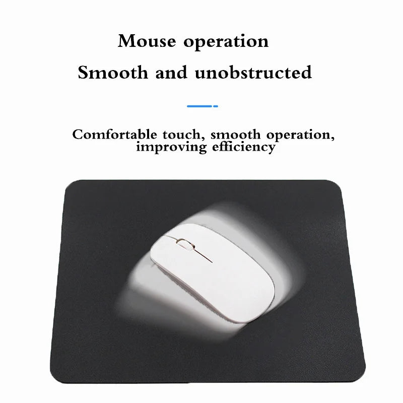 PU Leather Mouse Pad – Non-Slip, Waterproof & Easy Clean