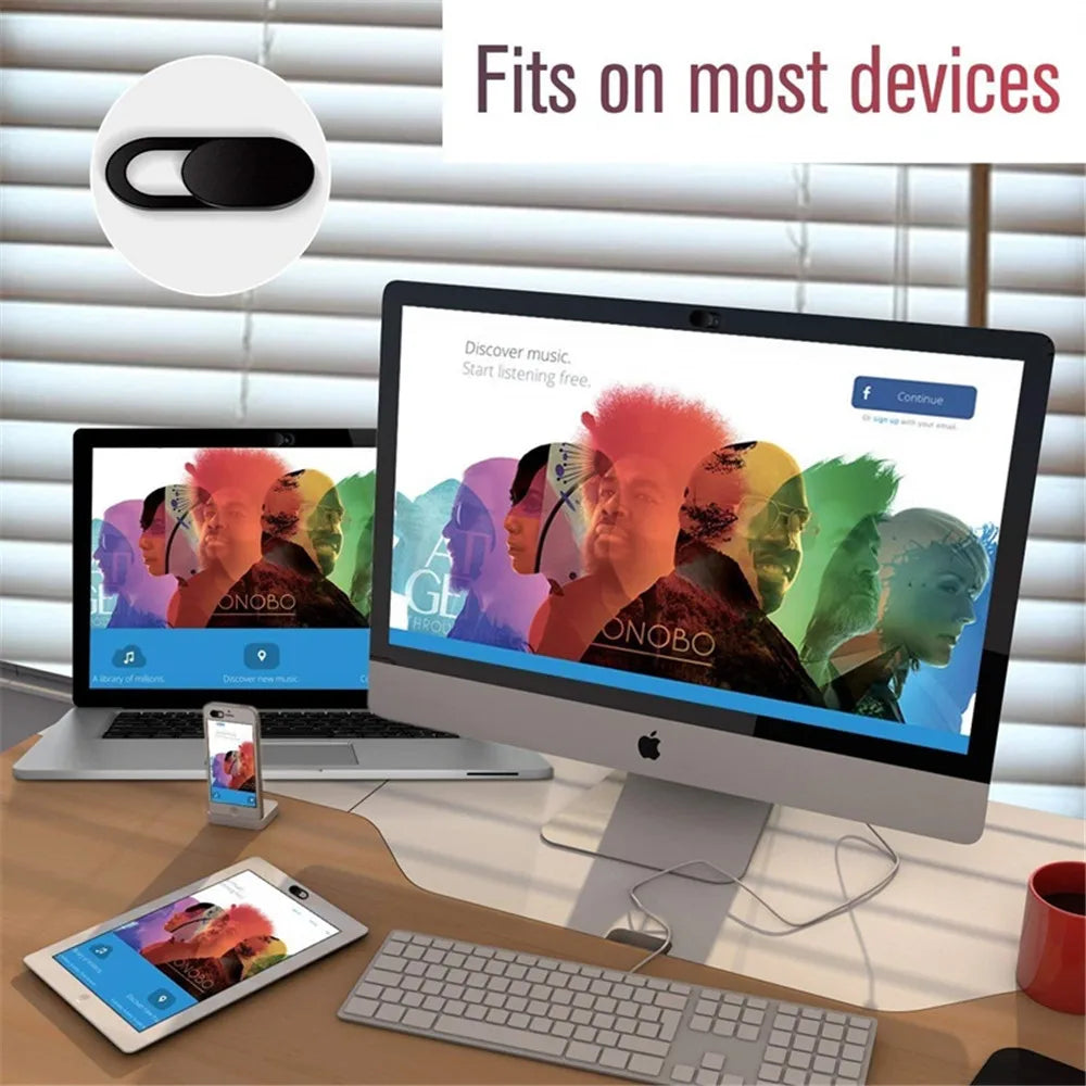 Webcam Privacy Cover Slider – Pack of 5