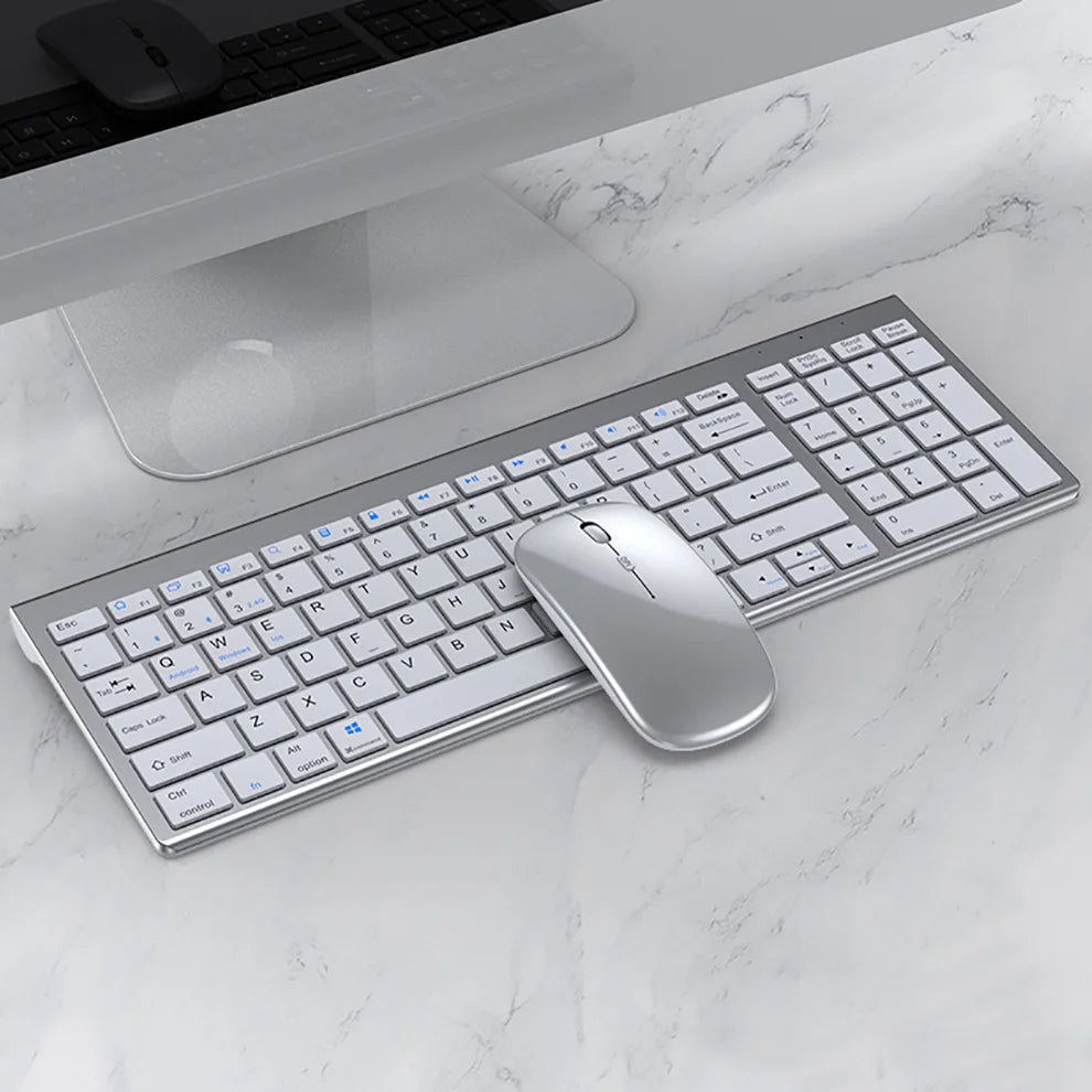 Slim Wireless Keyboard & Mouse Combo