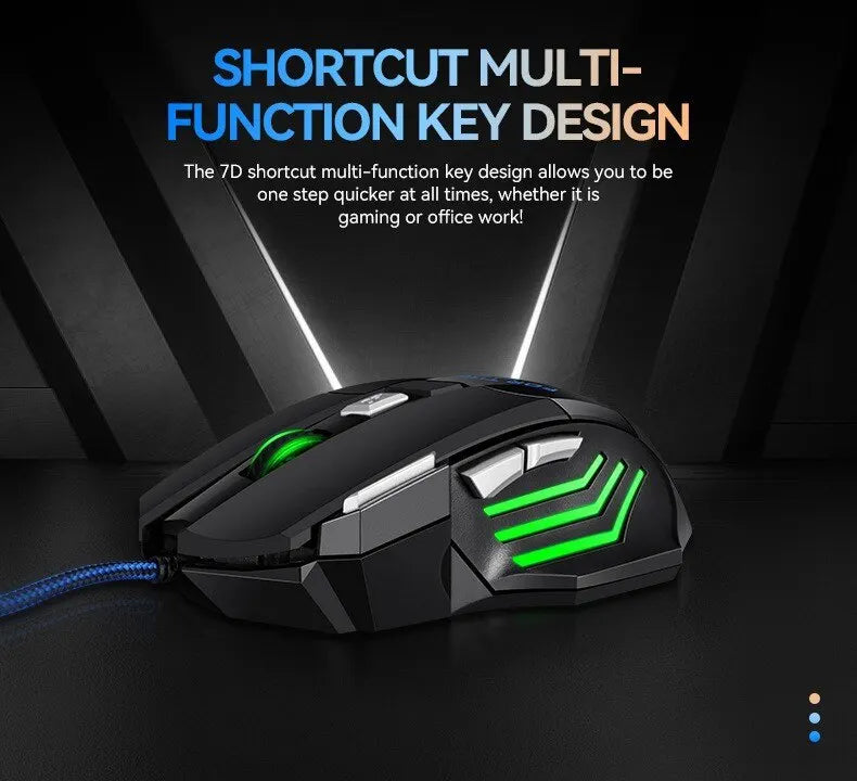 RGB Gaming Mouse – Ergonomic Wired