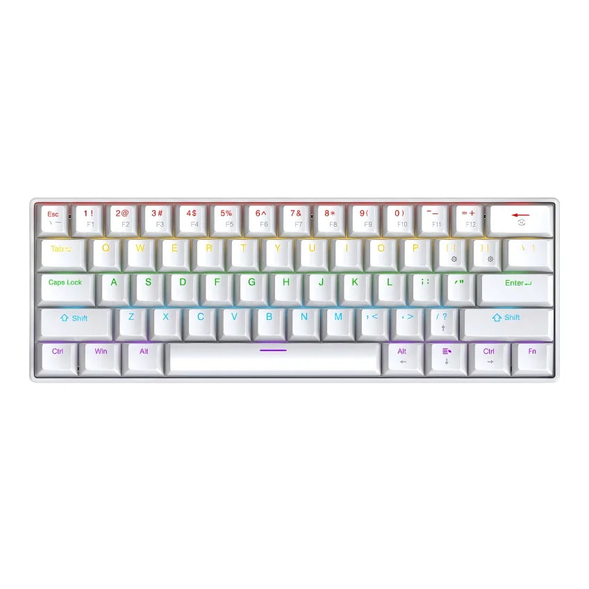 K61 Mechanical Keyboard – 60% Compact, RGB Backlit