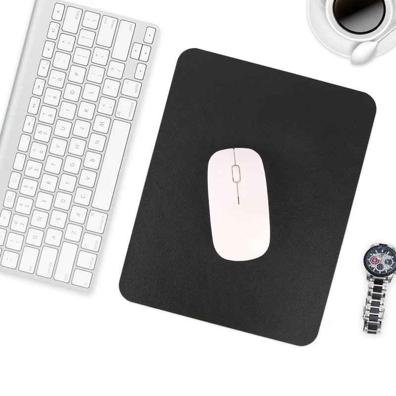 PU Leather Mouse Pad – Non-Slip, Waterproof & Easy Clean